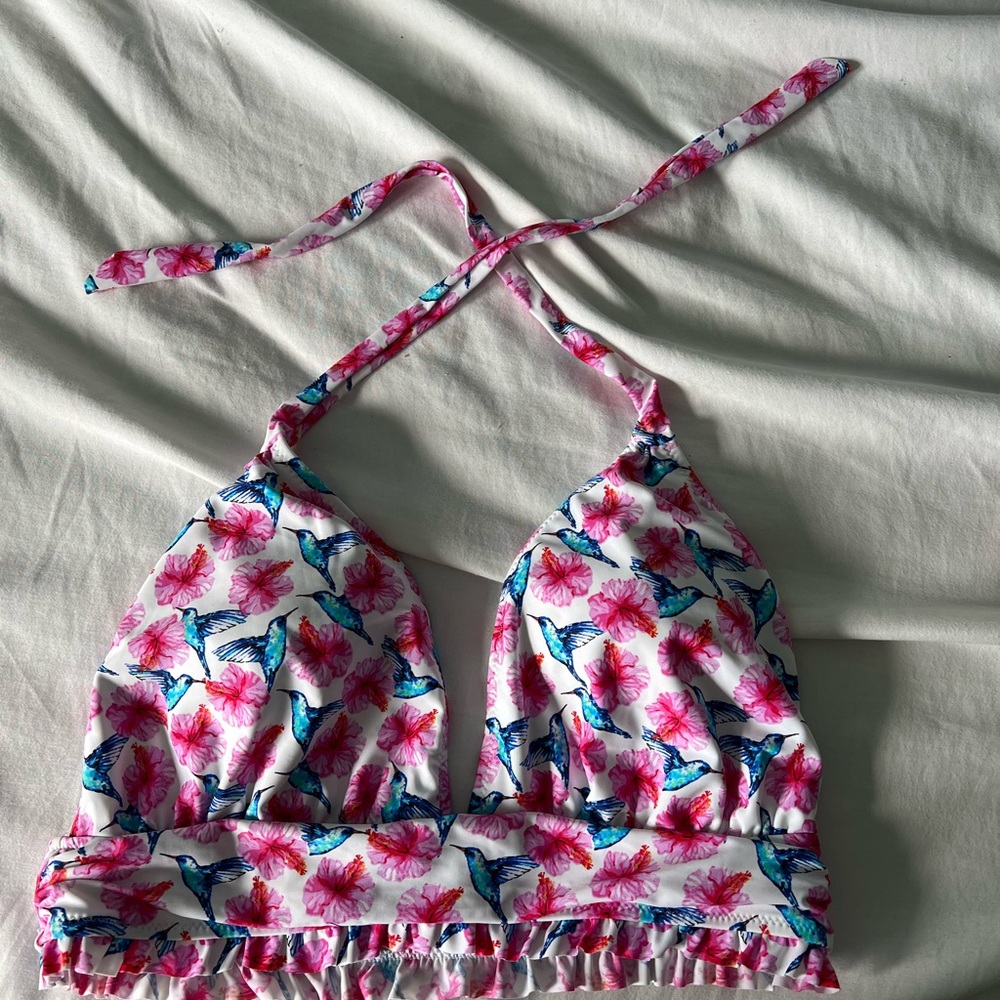 Large halter bikini top EUC